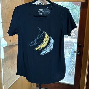 SPRZNY Andy Warhol Uniqlo Banana Tee Size Small